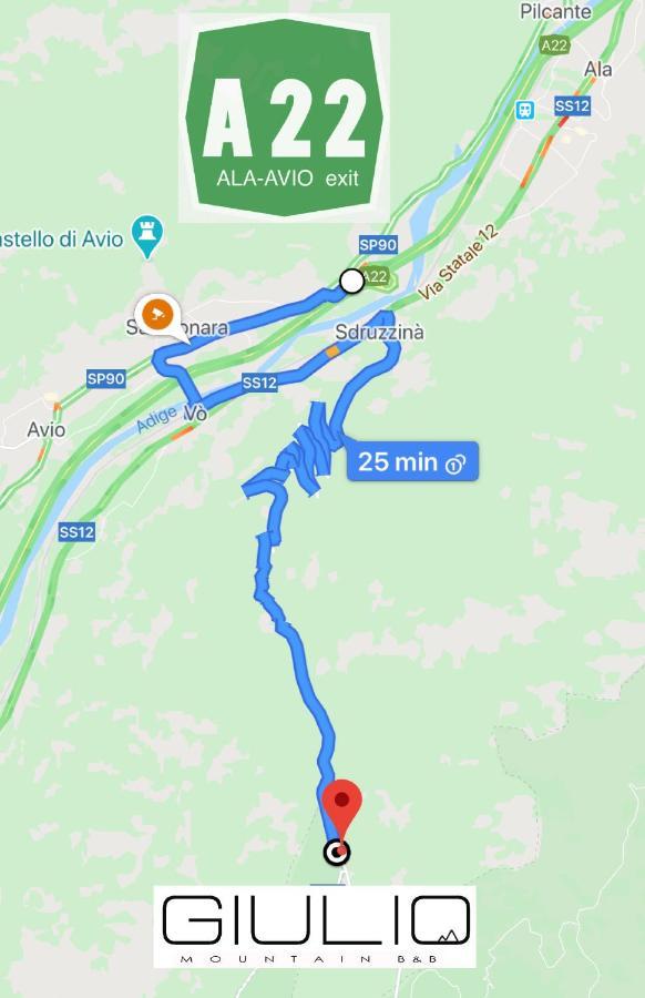 Giulio Mountain B&B Ala Eksteriør billede